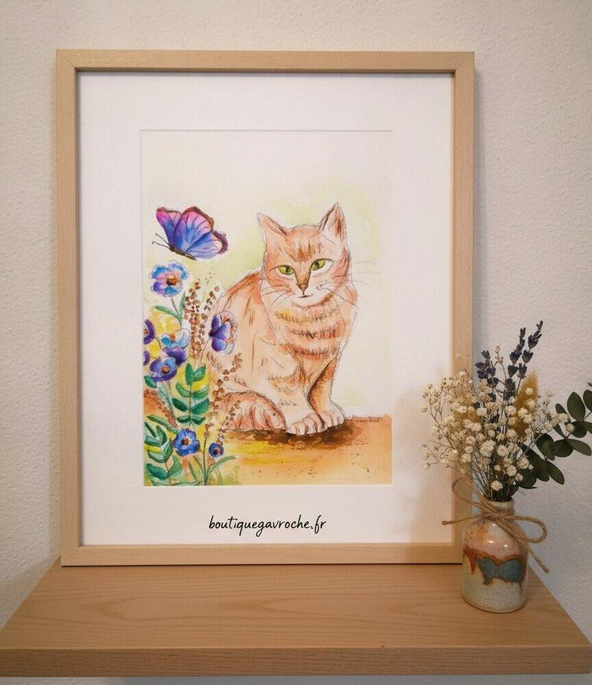 Mimie commande personnalisée  Portrait Aquarelle