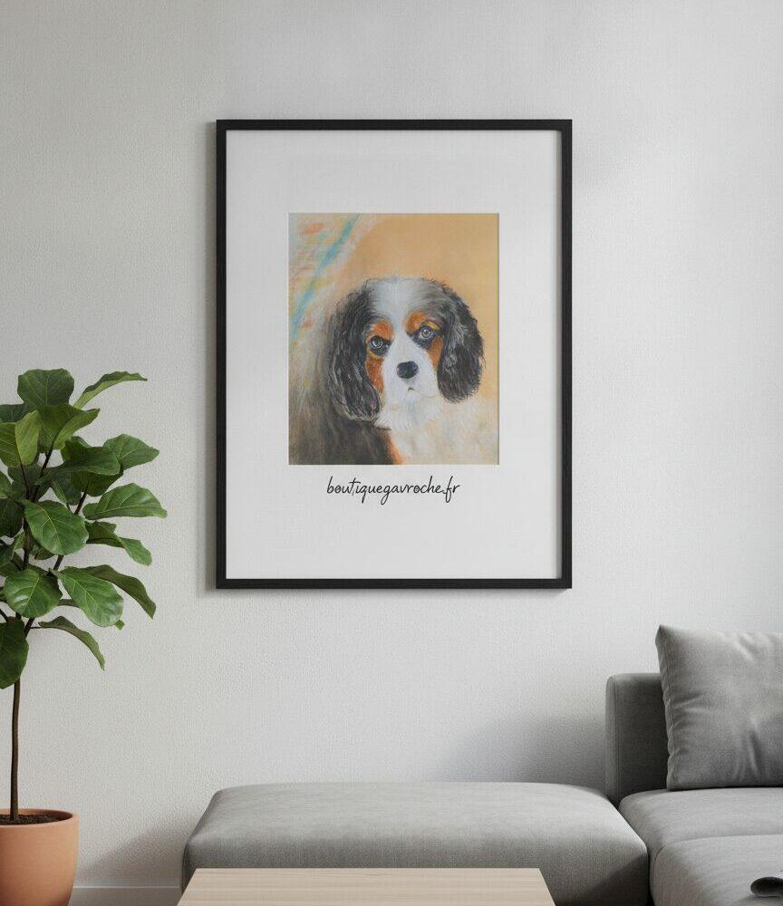 Portrait Animalier Personnalisé brive la gaillarde france cadeau anniversaires mariage papier