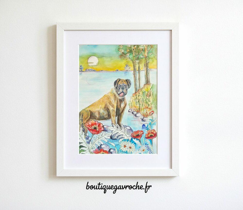 JEPPY Portrait animalier d'après photo, commande personnalisée