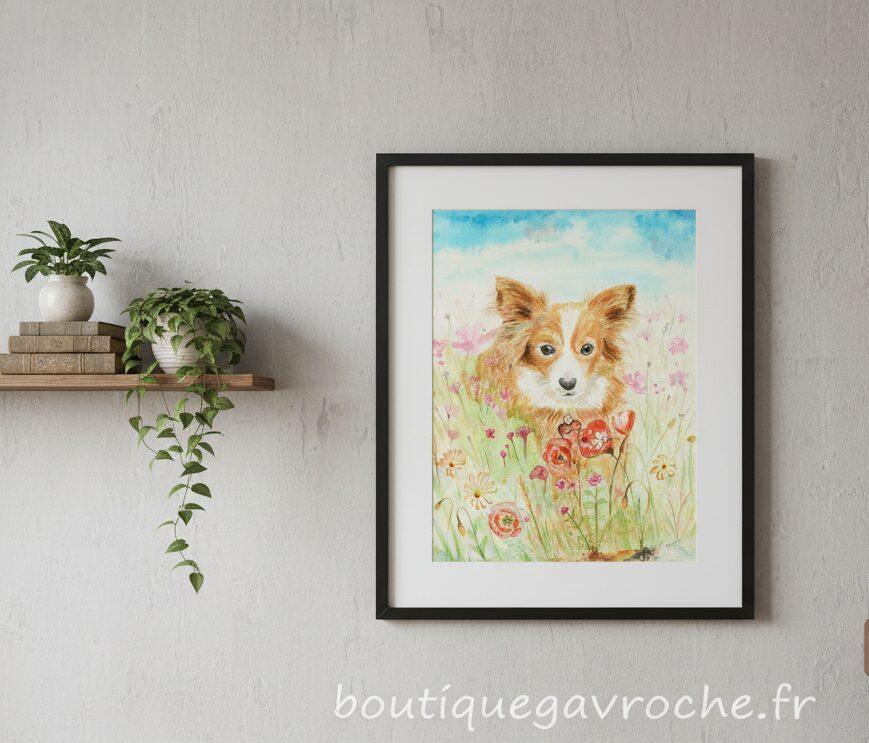 LANA commande personnalisée  Portrait Aquarelle