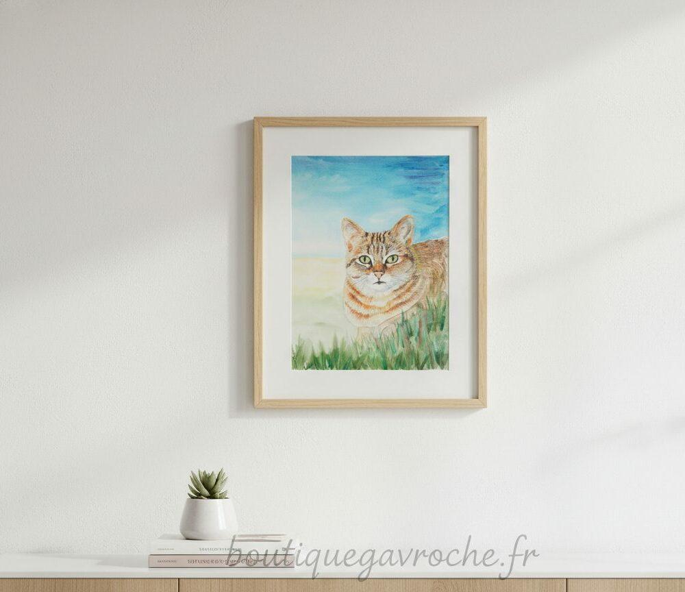Commande personnalisée Pepette  Portrait Aquarelle