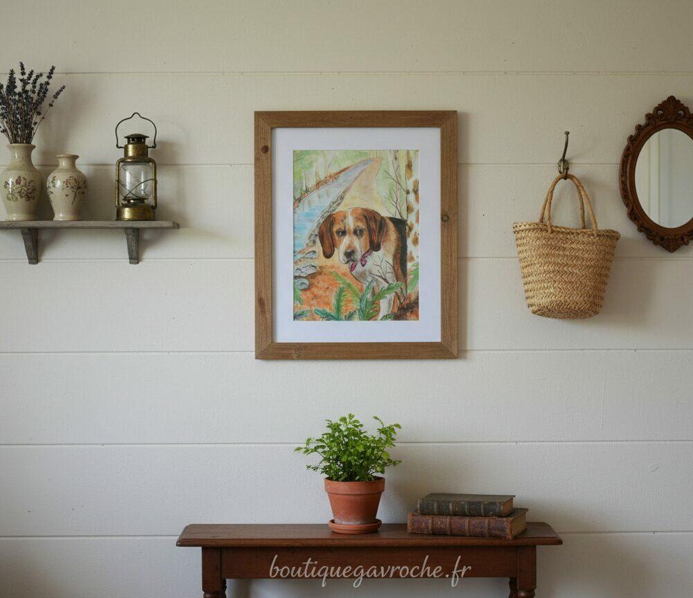LOLA commande personnalisée  Portrait Aquarelle