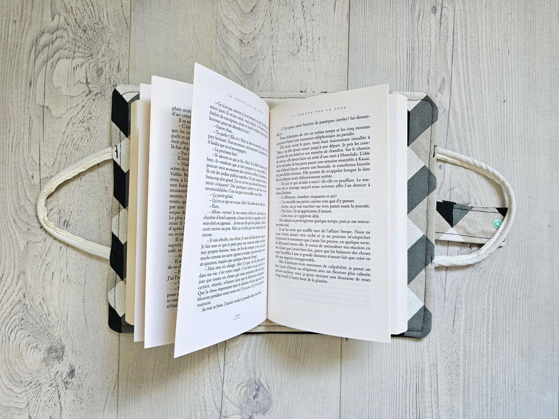 Sac à livre Tour du monde en cretonne – Image 2